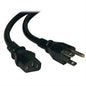 Tripp-Lite Cable P007-012 12 feet Desktop Computer Power Cord 5-15P to C13 Black - PuriLite