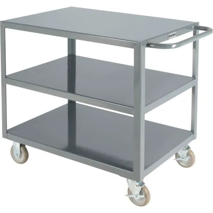 Global Industrial™ Steel Utility Cart w/3 Shelves, 1200 lb. Capacity, 36"L x 24"W x 35"H - PuriLite
