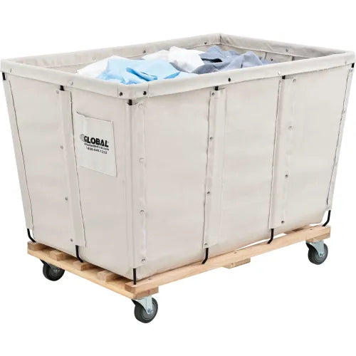 Global Industrial™ KD, 20 Bushel, Canvas Basket Bulk Truck - PuriLite