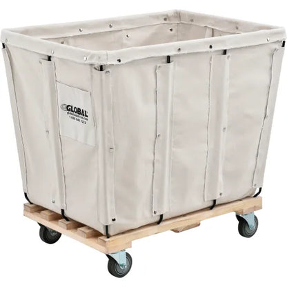 Global Industrial™ KD, 12 Bushel, Canvas Basket Bulk Truck - PuriLite