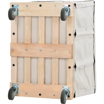 Global Industrial™ KD, 12 Bushel, Canvas Basket Bulk Truck - PuriLite