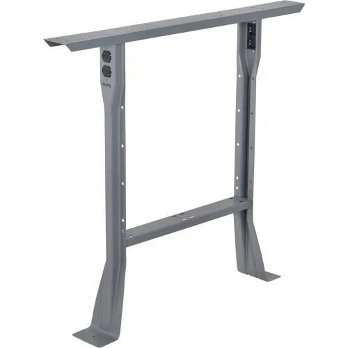 Global Industrial™ Fixed Steel Leg For Workbenches, 30"D, Gray - PuriLite