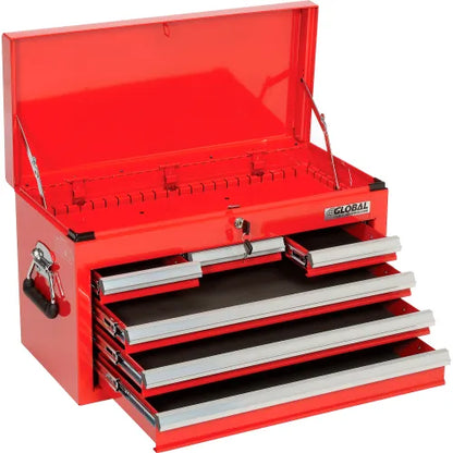 Global Industrial™ 25-15/16" x 12-1/16" x 14-3/4" 6 Drawer Red Tool Chest - PuriLite