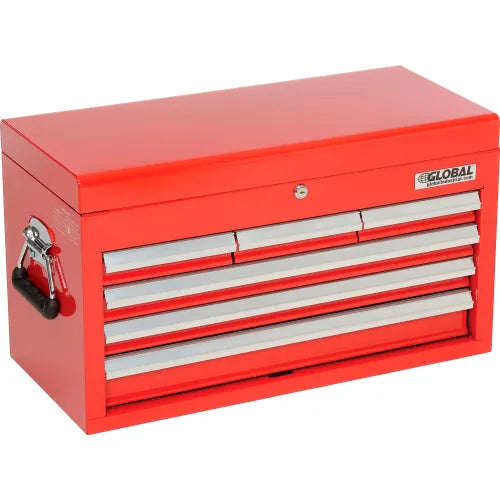 Global Industrial™ 25-15/16" x 12-1/16" x 14-3/4" 6 Drawer Red Tool Chest - PuriLite