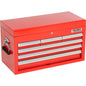 Global Industrial™ 25-15/16" x 12-1/16" x 14-3/4" 6 Drawer Red Tool Chest - PuriLite