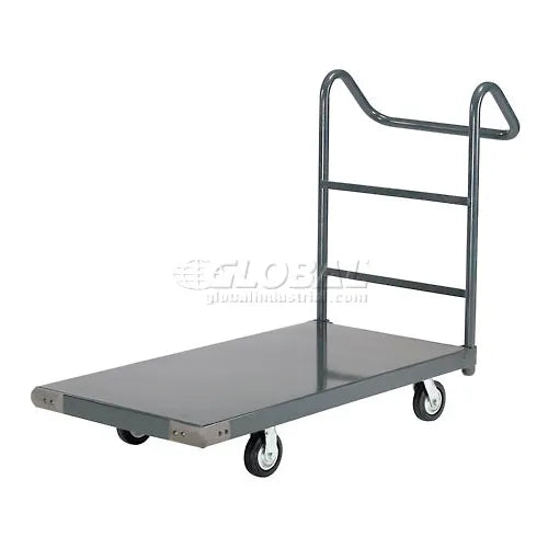 Global Industrial™ Steel Deck Platform Truck With Ergo Handle, 60" x 30", 1400 Lb. Capacity - PuriLite