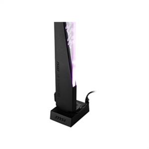 MSI Accessory ARGBSTANDBLK MPG ARGB GRAPHICS CARD STAND - Black ABS Plastic Tempered Glass - PuriLite