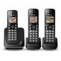 Panasonic DECT 6.0 Expandable Digital Cordless Phone System - 3 Handsets (KXTGC383B) - PuriLite