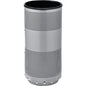 Global Industrial™ Perforated Steel Round Trash Can, 20 Gallon, Gray - PuriLite
