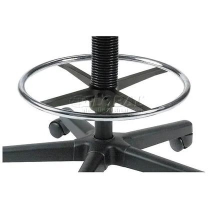 Interion® Plastic Stool - Height Adjustable - Black - PuriLite
