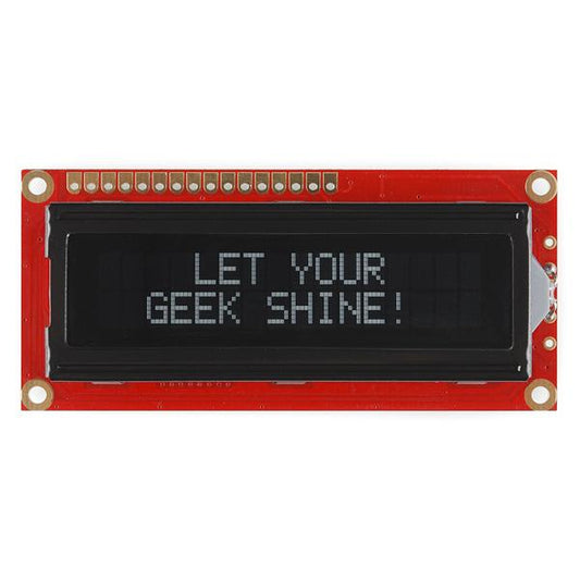 Basic 16x2 Character LCD - White on Black 5V - PuriLite