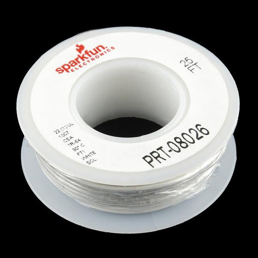 Hook-up Wire - White (22 AWG) - PuriLite