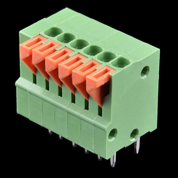 Spring Terminals - PCB Mount (6-Pin) - PuriLite