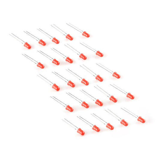 LED - Basic Red 5mm (25 pack) - PuriLite
