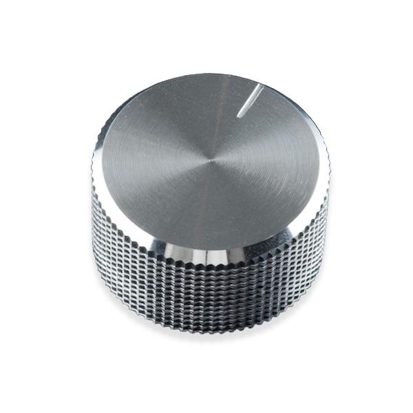 Silver Metal Knob - 14x24mm - PuriLite