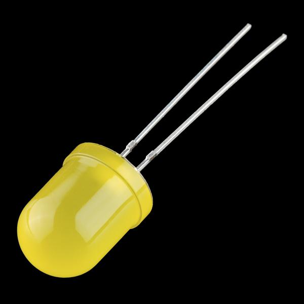 Diffused LED - Yellow 10mm - PuriLite