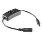 Barrel Jack Power Switch - M-F (3") - PuriLite