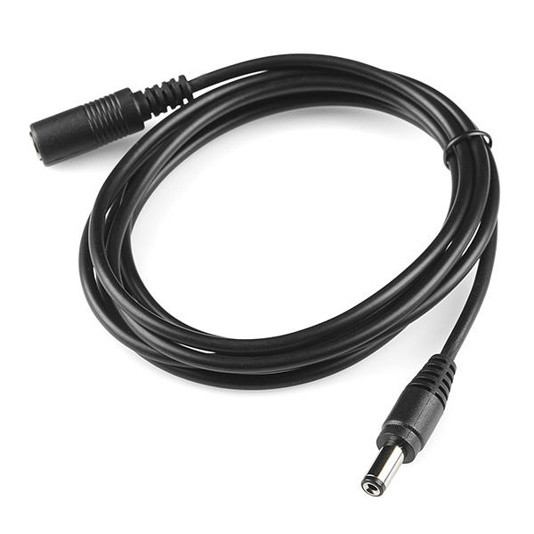 Barrel Jack Extension Cable - M-F (6 ft) - PuriLite