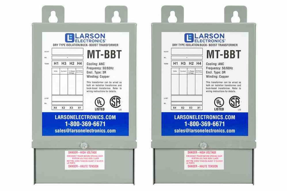 3-Phase Delta Buck/Boost Step-Down Transformer - 500V Primary - 476V Secondary - 4.38 Amps - 50/60Hz - PuriLite