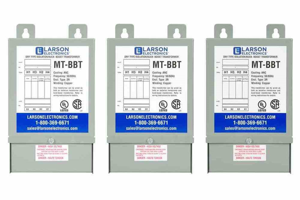 3-Phase Wye Buck/Boost Step-Up Transformer - 208Y/120V Primary - 240Y/139V Secondary - 6.25 Amps - 50/60Hz - PuriLite