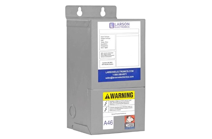 1-Phase Buck/Boost Step-Up Transformer - 208V Primary - 236V Secondary -10.9 Amps -50/60Hz - PuriLite