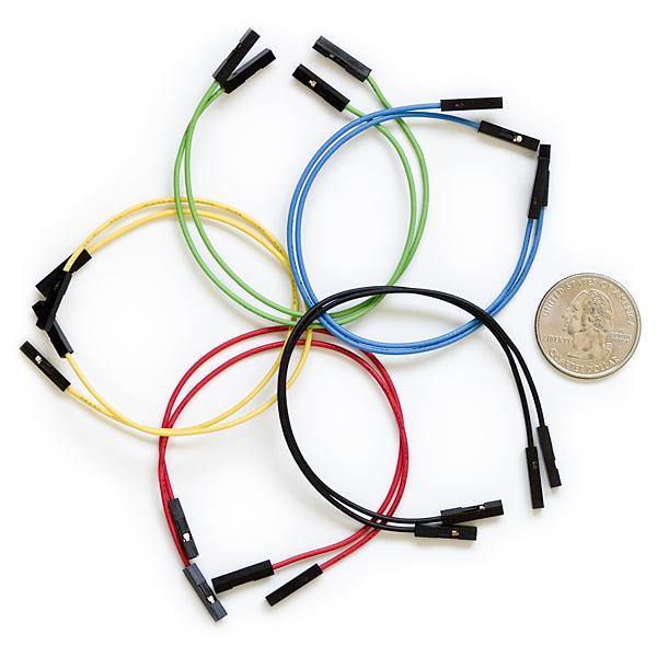 Jumper Wires Premium 6" F/F Pack of 10 - PuriLite