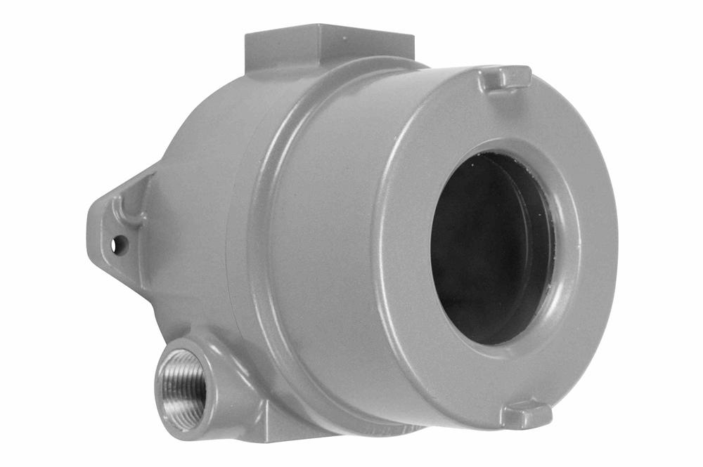 Explosion Proof Device Box Instrument Enclosure - Class I, II, III Div 1 & 2 - Aluminum - Glass Lens - (1) M20 Hub - PuriLite