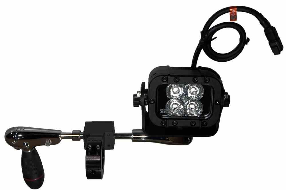 12W High Intensity Bar Clamp Mounted LED Spotlight - (4) 3W LED - 10" Shaft - 720 Lumens - PuriLite