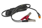 Larson 16 Foot Outdoor Rated Cord w/ Spring Battery Clamps (Alligator clips) and 2-pin Deutsch Connector - PuriLite