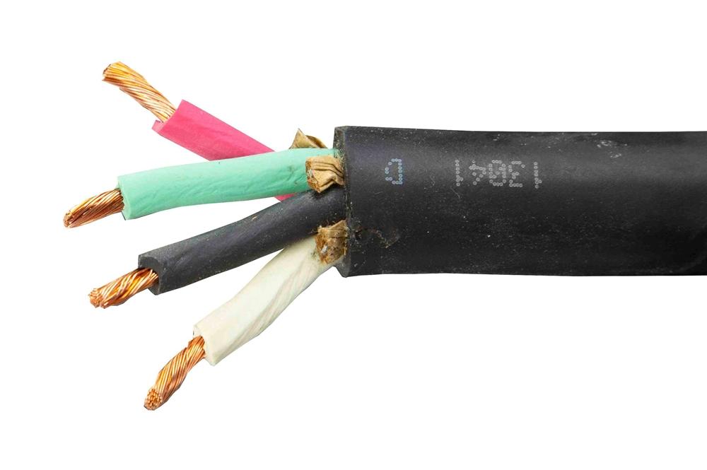 12/4 SOOW - 12 AWG 4-Conductor Cable - 600V Rated - Industrial Service Cord - PuriLite