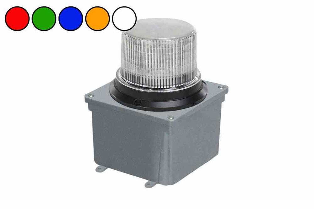 Rechargeable Class 1 LED Strobe Light - 40aH Lithium Ion Battery - 26 Hr Runtime - Permanent Mount - PuriLite