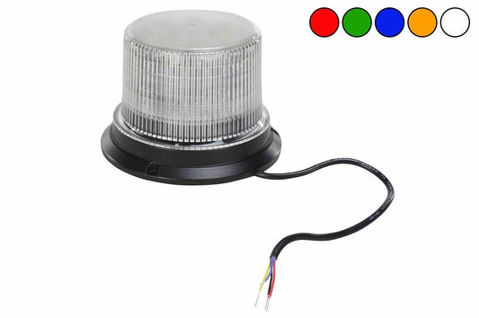 Class 1 LED Beacon with 30 Strobing Light Patterns - Permanent Surface Mount - 1440 Lumens - PuriLite