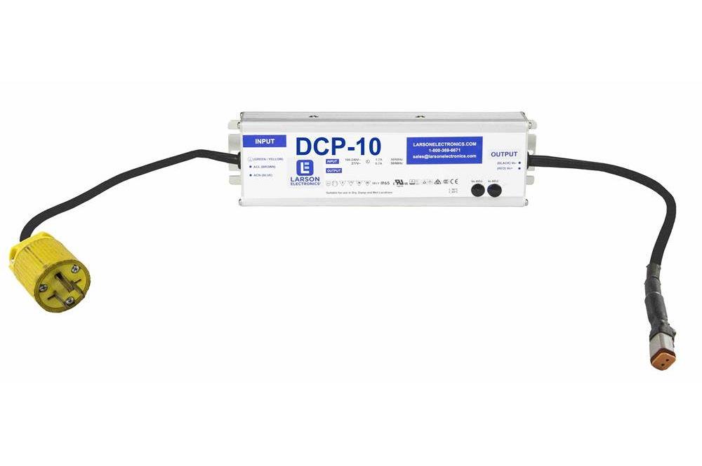 Waterproof Transformer Converts 100-277V AC to 24 Volts DC -10 amps- Straight Blade Wall Plug - PuriLite