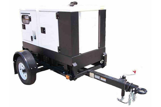 Towable 33 kW/41 kVA Portable Generator ÃƒÂ¢Ã¢â€šÂ¬Ã¢â‚¬Å“ 120/240V 1PH ÃƒÂ¢Ã¢â€šÂ¬Ã¢â‚¬Å“ 24-Hr Fuel Tank Capacity - Trailer Mount - PuriLite