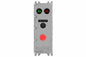 Explosion Proof Control Station - C1D1 - (1) 3-pos HOA Switch, (1) E-stop, (2) PLs - 3/4" NPT - PuriLite