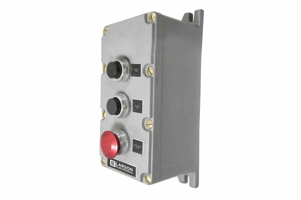Explosion Proof Control Station - C1D1 - (3) Momentary PBs - 1" Hubs - NEMA 7/9 - PuriLite