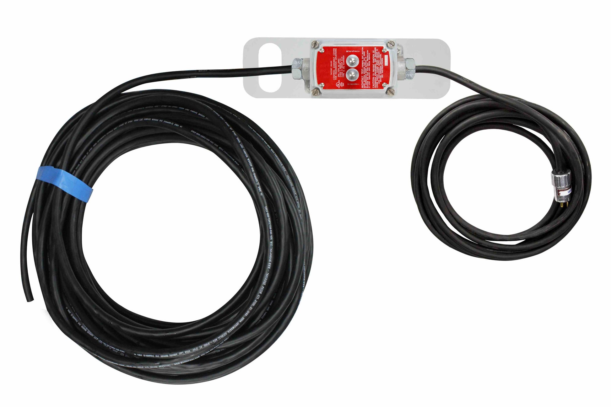 Larson 20-Amp Explosion Proof Extension Cord - 65' 12/3 SOOW Cord - Explosion Proof Plug & Connector - PuriLite