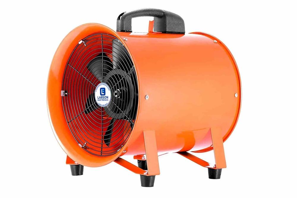 3/4 HP Explosion Proof Portable Ventilation Exhaust Fan - C1D1/C2D1 - 120V - 2500 CFM - 15' Cord w/ EXP Cord Cap - PuriLite
