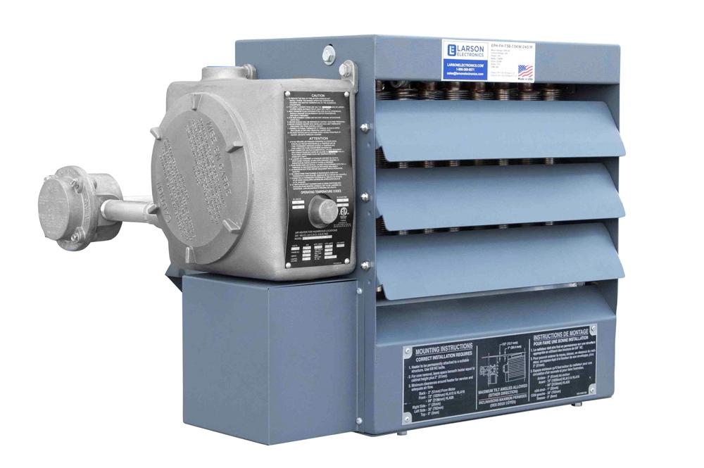 7500W Explosion Proof Heater - Forced Fan Heater - C1D1, C2D1 - 240V 1PH - 580 CFM - PuriLite