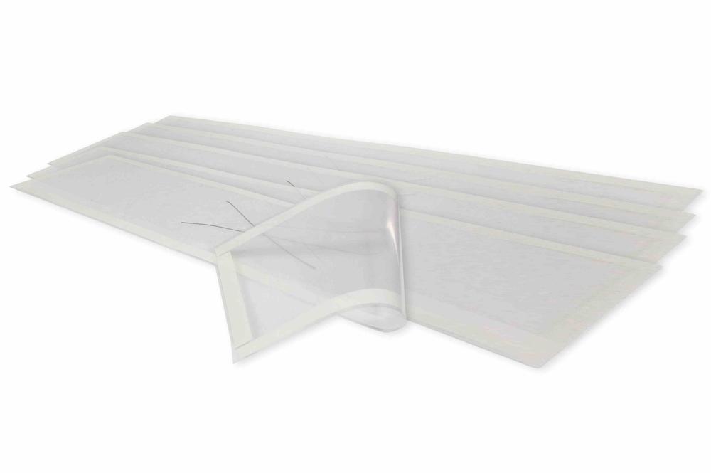 Anti-static Peel Off Covers for Lights - 16" x 48" - Overspray Protection - Paint Spray Applications - PuriLite