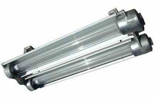 Larson Explosion Proof Paint Spray Booth LED Lighting - 2 Foot, 2 Lamp Fixture - Surface and Pendant Mount - PuriLite