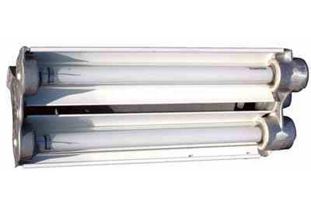 Explosion Proof Fluorescent/UV Lights for Paint Booths, Oil Rigs and Boats - 2' Long - 2 Lamps - PuriLite