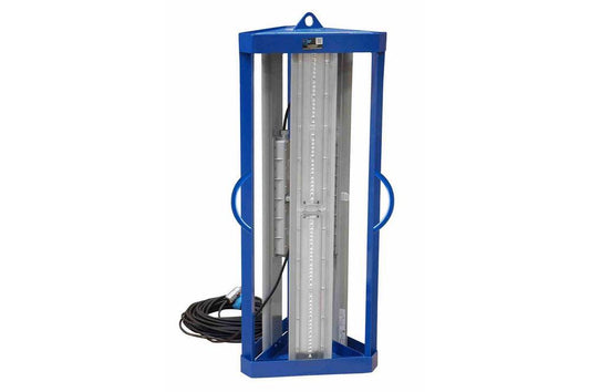 4' Explosion Proof Portable LED Flood Light System - Base Stand w/ 3 Handles - C1D1 - Tank Cleaning - PuriLite