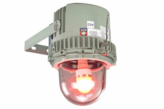 10W Hazardous Location LED Aviation Obstruction Light - 230V, 50/60 Hz - Red, L810 - Surface Mount - ATEX/IECEx - PuriLite