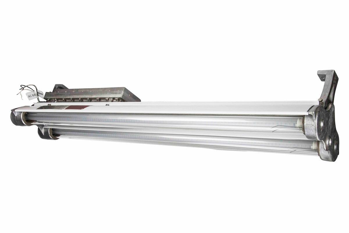 Larson Explosion Proof Emergency LED light - 4 foot 2 lamp - Backup Ballast - Class 1 & 2 LED Light - PuriLite