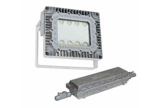 100W Explosion Proof Emergency LED Flood Light - Surface Mount - 14,000 Lumens - C1D1 - PuriLite