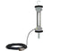 Explosion Proof LED Aluminum Drop Light - Rubber Guards - 80' 12/3 SOOW w/ Kellum Relief - CPP516 - PuriLite
