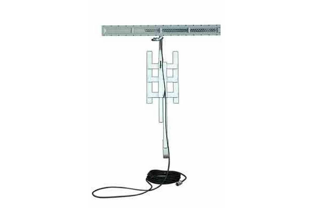 100 Watt Explosion Proof LED Light on Adjustable Rail / Ladder / Scaffold Bracket Mount - PuriLite
