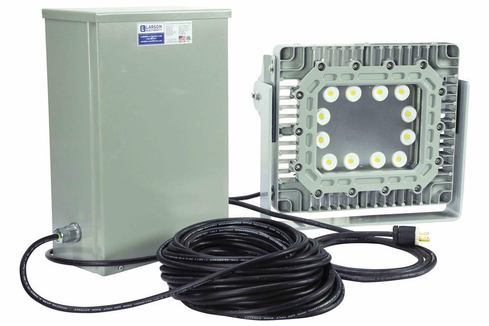150W Explosion Proof LED Flood Light - Surface Mount - Remote Battery Backup - 21,000 Lumens - PuriLite