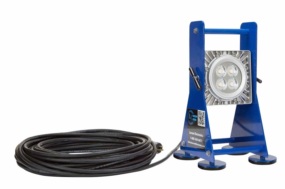 50W Rechargeable Explosion Proof Mini LED Brick Light - C1D1/C2D1 - 50' SOOW Cord w/ EXP Plug - Magnetic Mount - PuriLite